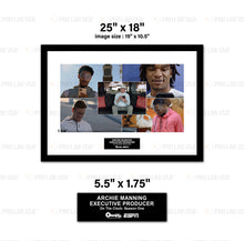 Load image into Gallery viewer, Custom for Faith, 1 Matte Paper Printing & Floating Black Wood Frame w/ 3"Mat Top & 4.5" Mat on Bottom & Engraving, 25"x18"(1)