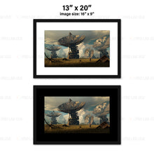 Load image into Gallery viewer, !Custom for Sophia, 1 Luster Paper Printing & 0.75" Black Wood Framing, 9" x 16"