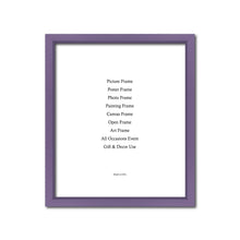 Load image into Gallery viewer, Purple Wood Frame Perfect Modern Comtemporary Painting Artwork Craft Project Home Decor