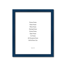 Load image into Gallery viewer, Blue Wood Frame Perfect Modern Comtemporary Painting Artwork Craft Project Home Decor