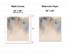 Load image into Gallery viewer, Custom for Jordan Pate, 1 Giclee Watercolor Paper-36" x 40", 1 Matte Canvas Print-42" x 46"