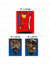 Load image into Gallery viewer, Custom for Byron Edwards, 8 Watercolor Paper Prints, 8"x10"(6), 11"x14"(2)