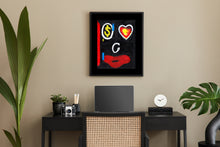 Load image into Gallery viewer, 'Love Is The Blind' Watercolor Paper Prints by Byron Edwards