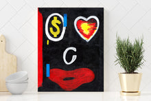 Load image into Gallery viewer, 'Love Is The Blind' Watercolor Paper Prints by Byron Edwards