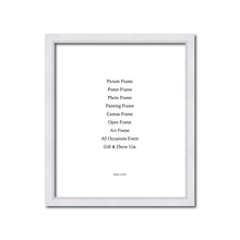 Load image into Gallery viewer, White Wood Frame Perfect Modern Comtemporary Painting Artwork Craft Project Home Decor