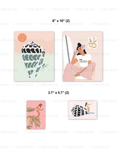 Load image into Gallery viewer, Custom for Nicole, 4 Giclee Matte Paper Prints, 5.7" x 3.7"(2), 8x10(2)