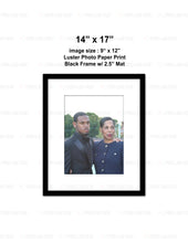 Load image into Gallery viewer, Custom for Lauren, 1 Luster Photo Paper Print & Black Frame with 1.5 Mat, 11x14