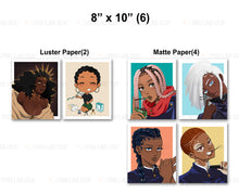 Load image into Gallery viewer, Custom for Shanice, 2 Luster Paper Print and 4 Matte Paper Print, 8" x 10"