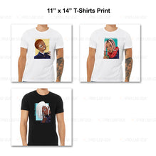 Load image into Gallery viewer, Custom for Shanice, 2 White Shirts & 1 Black Shirts Print