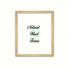 Load image into Gallery viewer, Custom for Julie - 3 Watercolor Paper Printing & Natural Wood Frame