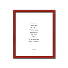 Load image into Gallery viewer, Red Wood Frame Perfect Modern Comtemporary Painting Artwork Craft Project Home Decor