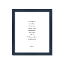Load image into Gallery viewer, Dark Blue Wood Frame Perfect Modern Comtemporary Painting Artwork Craft Project Home Decor