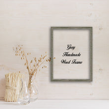 Load image into Gallery viewer, Gray Barn Wood Shabby Chic Decor Distressed Perfect for Picture Photo Poster Canvas Wedding Art Artwork Handmade Frame Beach Decoration