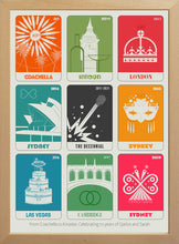 Load image into Gallery viewer, Custom for SARAH, 1 Luster Prints with Natural Wood Frame, A2 or A3