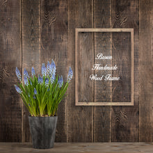 Load image into Gallery viewer, Brown Barn Wood Shabby Chic Decor Distressed Perfect for Picture Photo Poster Canvas Wedding Art Artwork Handmade Frame Beach Decoration