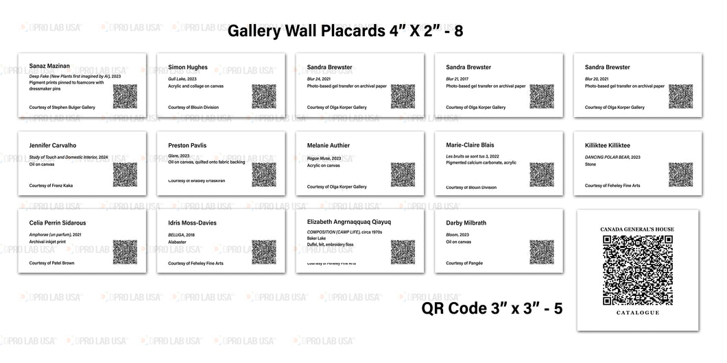 Custom for Margot, QR Codes, 14 Labels, 4