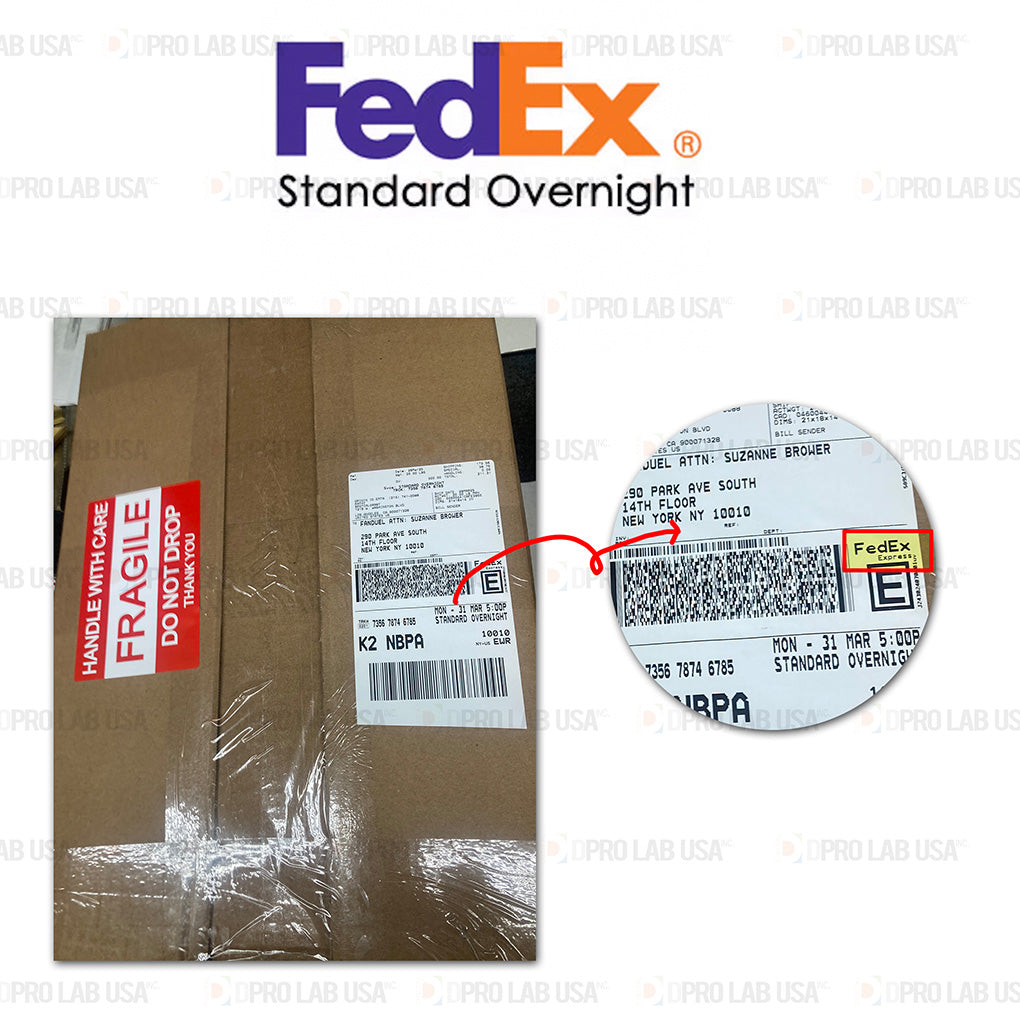 Custom for Faith, 1 FEDEX Standard Overnight Shipping Label & Handling, FanDuel Frames