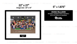 Custom Faith, 1 Matte Paper Printing & Framing w/ Mat & Plaque, 22" x 27", 5" x 1.5"