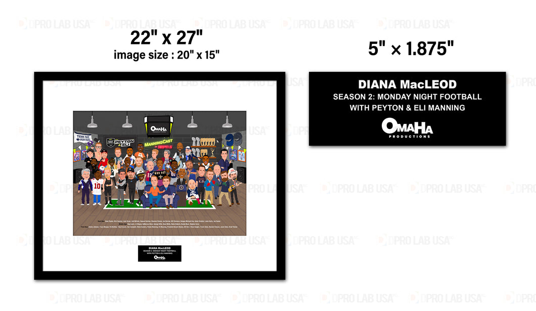 Custom Faith, 1 Matte Paper Printing & Framing w/ Mat & Plaque, 22