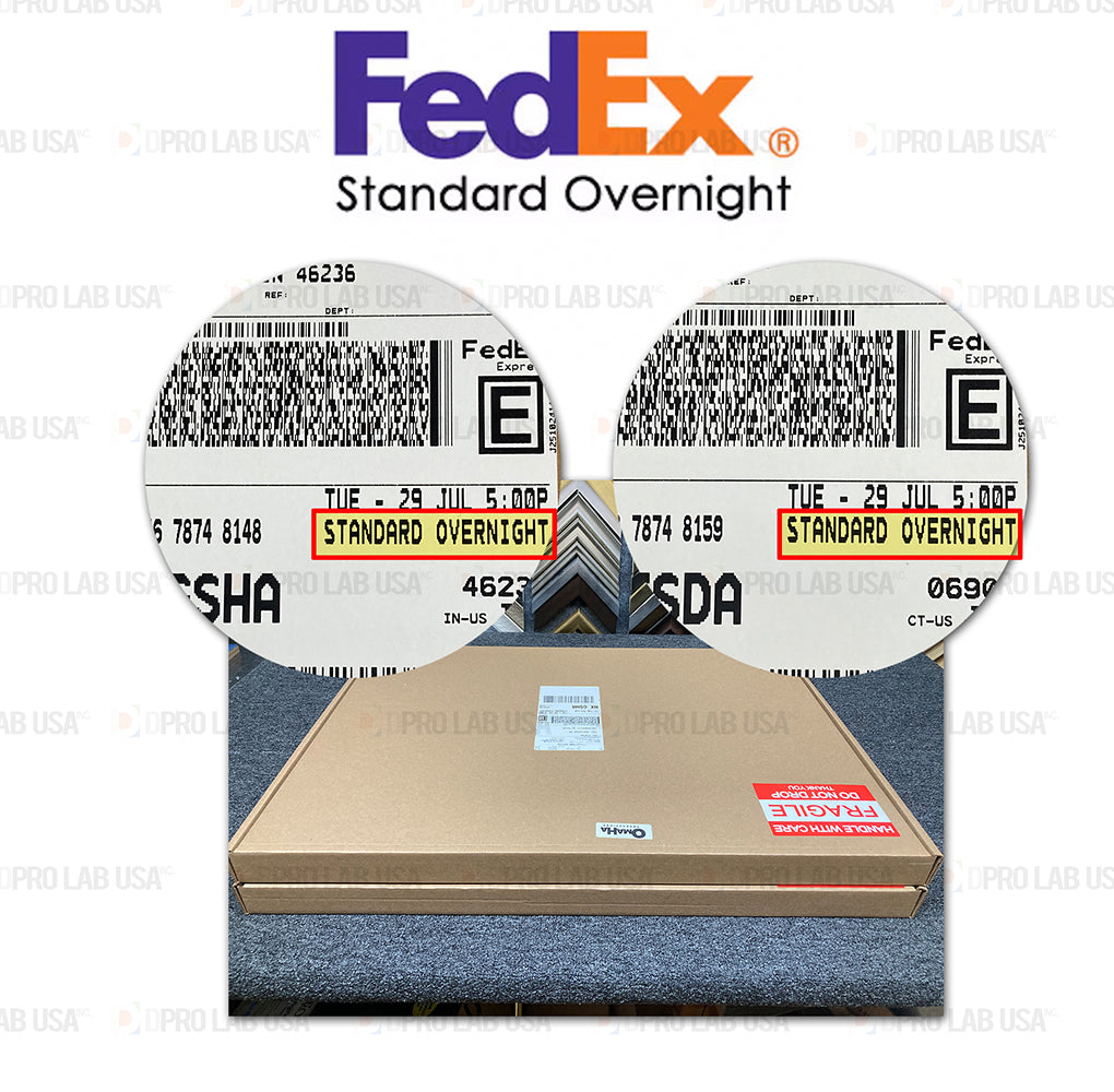 Custom Faith, 29 Framing & FedEx Ground & 2 Standard Overnight Shipping Labels & Handling - Stephanie's Places