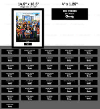 Load image into Gallery viewer, Custom for Faith, 36 Luster Paper Printing &amp; 1&quot; Framing w/ Matte &amp; Plaque, 12&quot; x 15&quot;, 14.5&quot; x 18.5&quot;, 4&quot; x 1.25&quot;-Eli&#39;s Places
