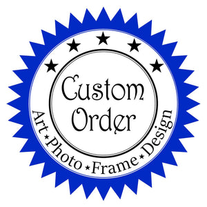 Custom for Andrew Siner, 1 Matte Paper Print w/Matte White Wood Frame, 8” x 10”