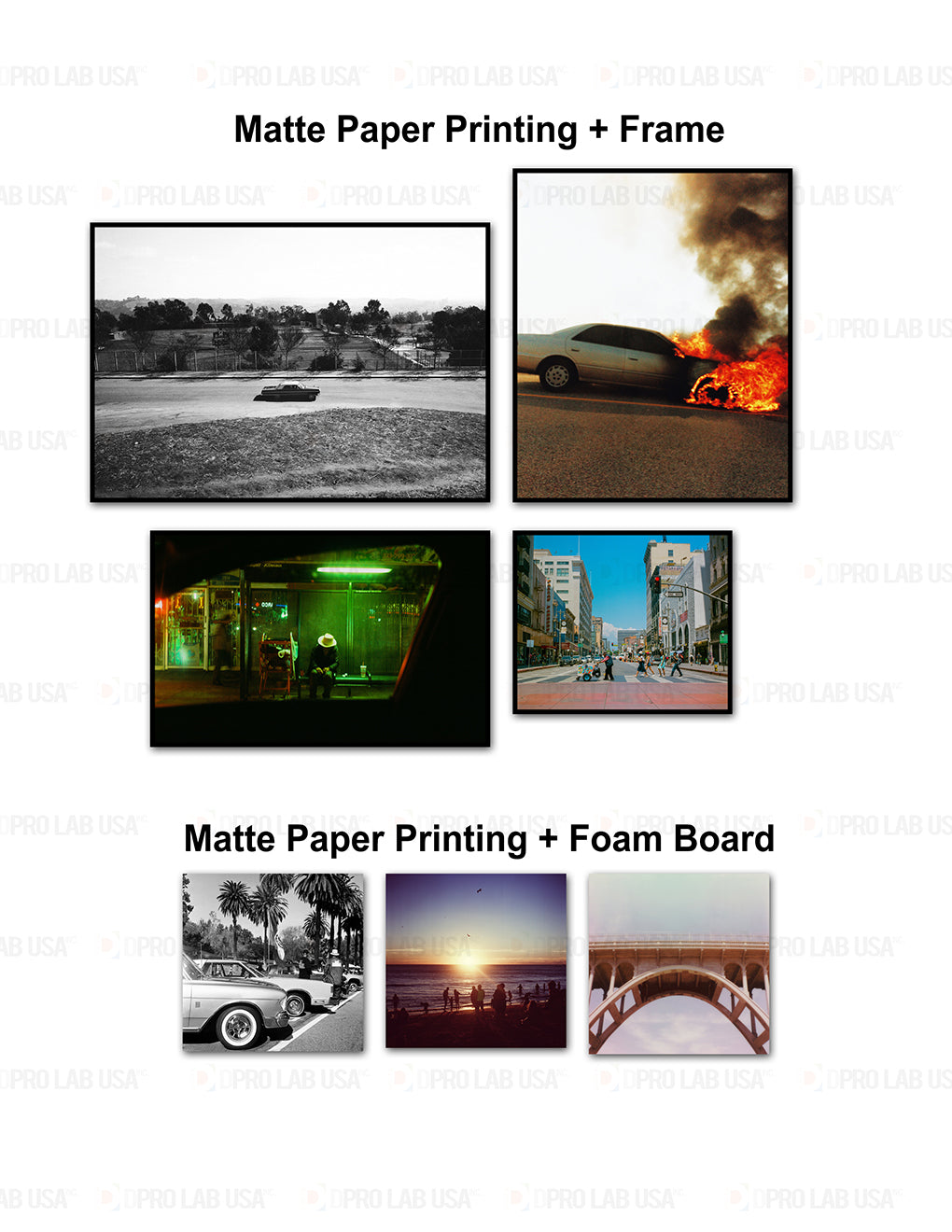 Custom for Shelley, 7 Enhanced Matte Paper Printing Deposit(4 Frames, 3 Foam Boards)