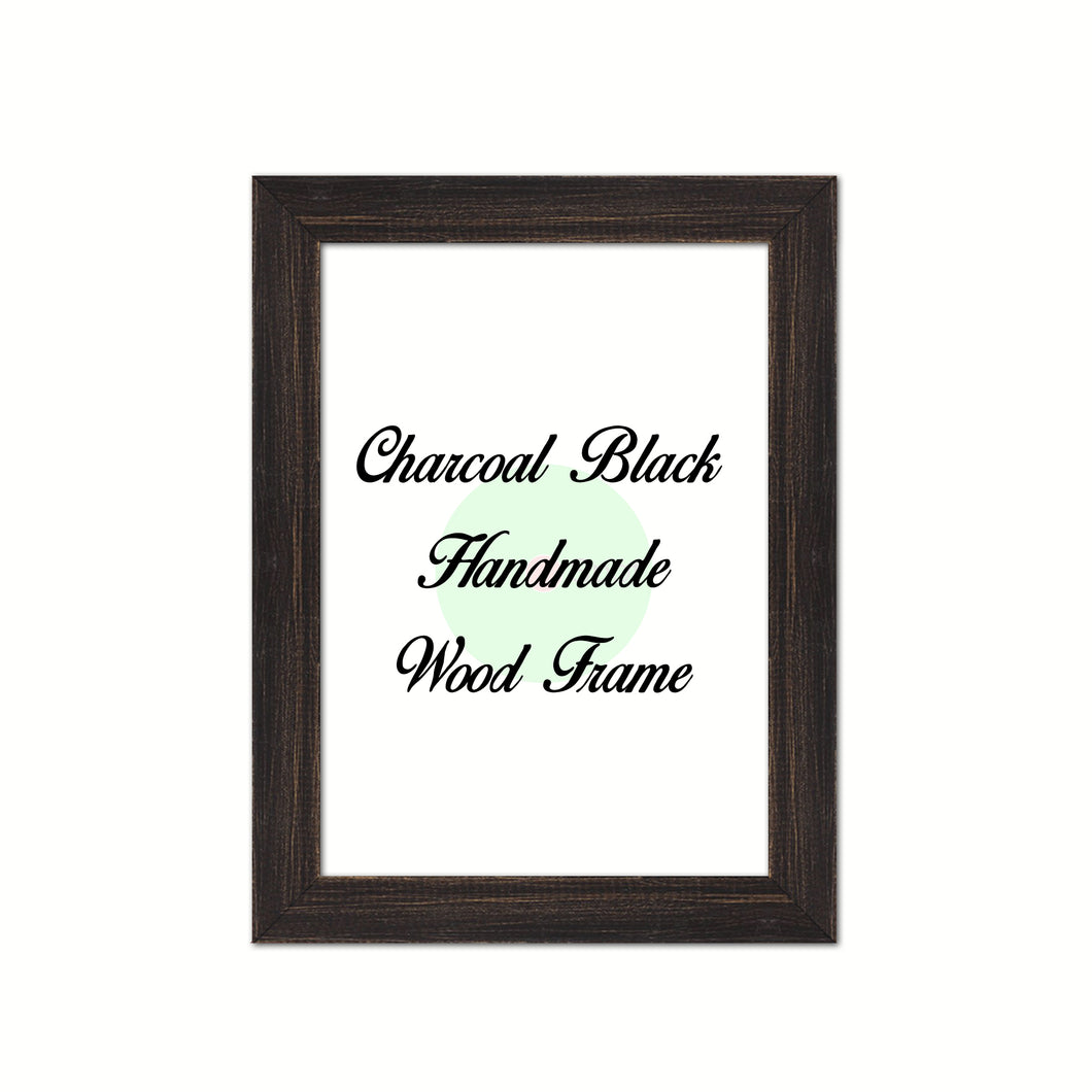 Charcoal Black Beach Decor Farmhouse Wood Frame, Wholesale Shabby Chic Picture Photo Poster Art Home Decor