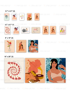 Custom for Nicole, 18 Matte Paper Prints, 3.7x5.7(5), 4.7x6.7(7), 8x10(3), 16x20(3)