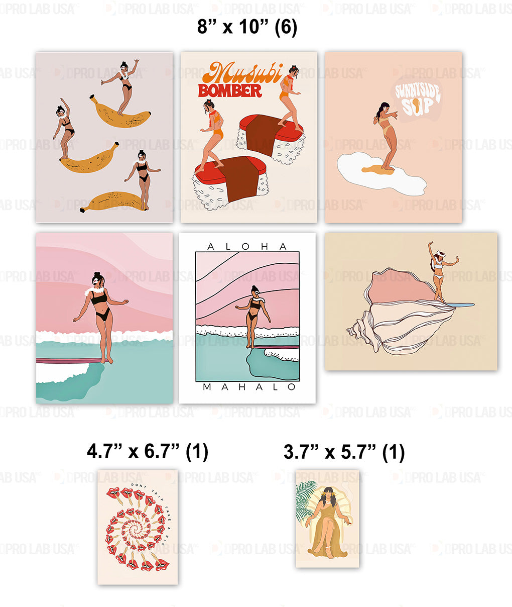 Custom for Nicole, 8 Matte Paper Prints, 3.7x5.7(1), 4.7x6.7(1), 8x10(6)