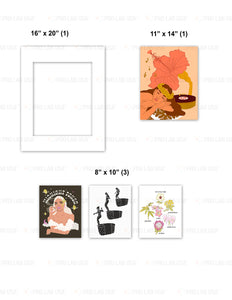Custom for Nicole, 4 Matte Paper Print, 8x10(3), 11x14(1)