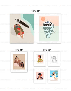 Custom for Nicole, 8 Matte Paper Prints with Matt, 8x10(5), 11x14(1), 16x20(2)