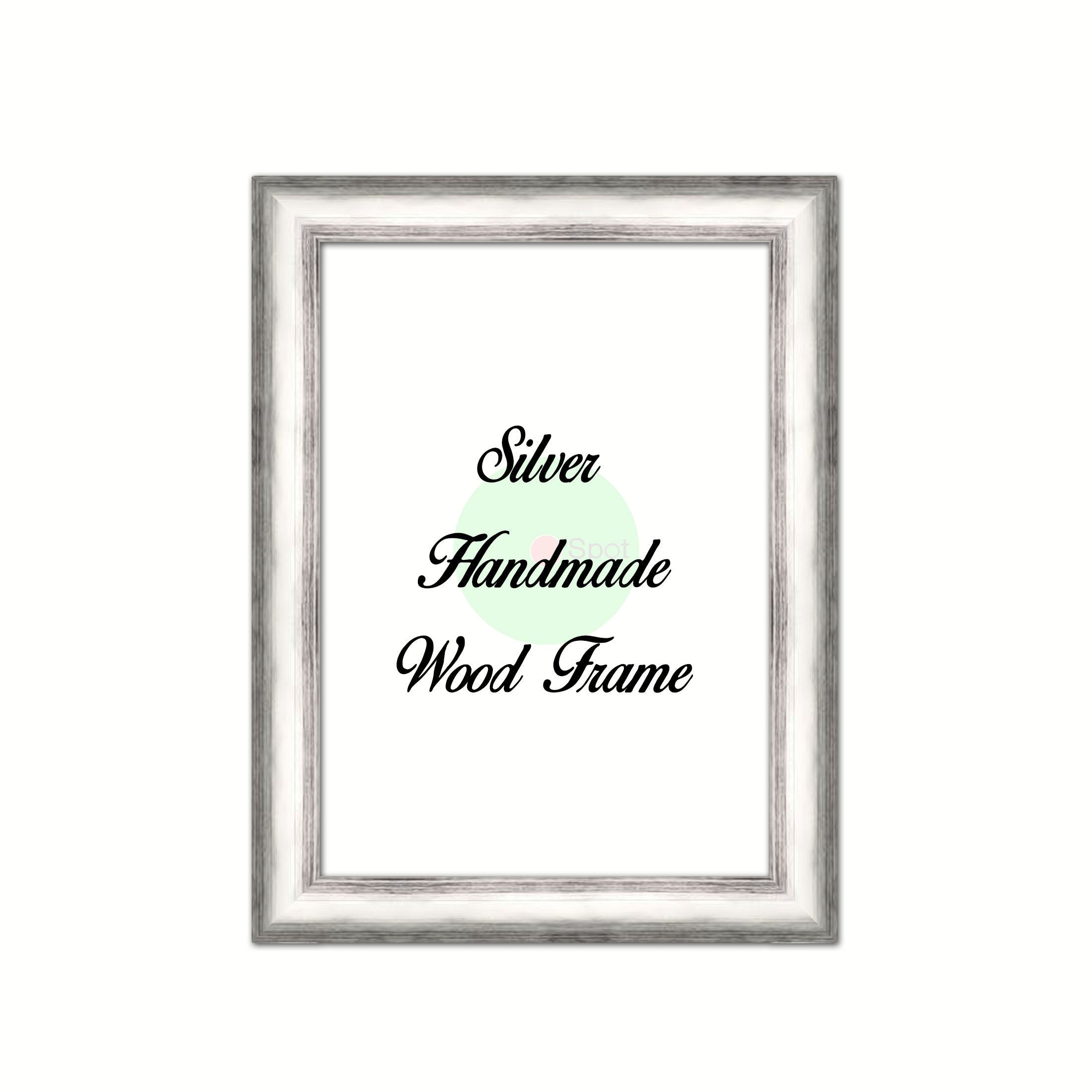 Rustic Silver Wood Frame - H5001