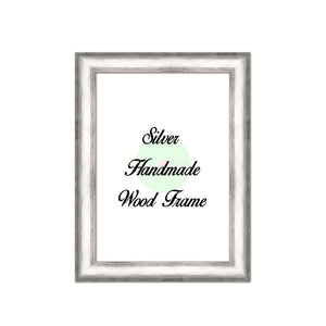 Rustic Silver Wood Frame - H5001