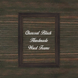 Charcoal Black Beach Decor Farmhouse Wood Frame, Wholesale Shabby Chic Picture Photo Poster Art Home Decor